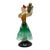 Murano Salviati Peasant Woman Wine Bearer Sculpture/Figurine With Gold Flecks and Gold Leaf (Vintage 1960s) For Sale
