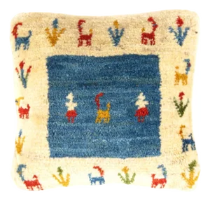 Fine Hand Knotted Persian Gabbeh Pillow
