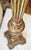 Superbly ornate carved giltwood vintage floor lamp with impressive scale. Custom shade included. 3 sockets so gives lots...