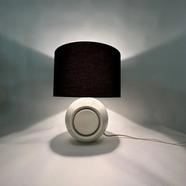 Mid-Century Design Ceramic Table Lamp, 1970s For Sale - Image 3 of 11