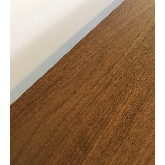 Hellman Chang Monumental High Gloss Art Deco Walnut Z Dining Table For Sale - Image 13 of 13