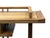 Simple Oriental Minimalistic Natural Wood Console Side Table Desk For Sale - Image 9 of 14