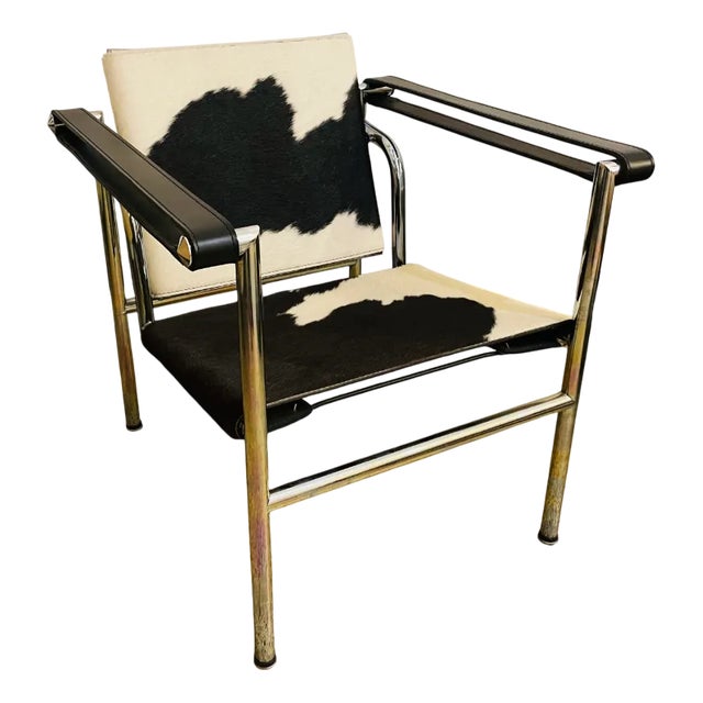 LC1 Chair by Le Corbusier, Pierre Jeanneret & Charlotte Perriand for Cassina For Sale