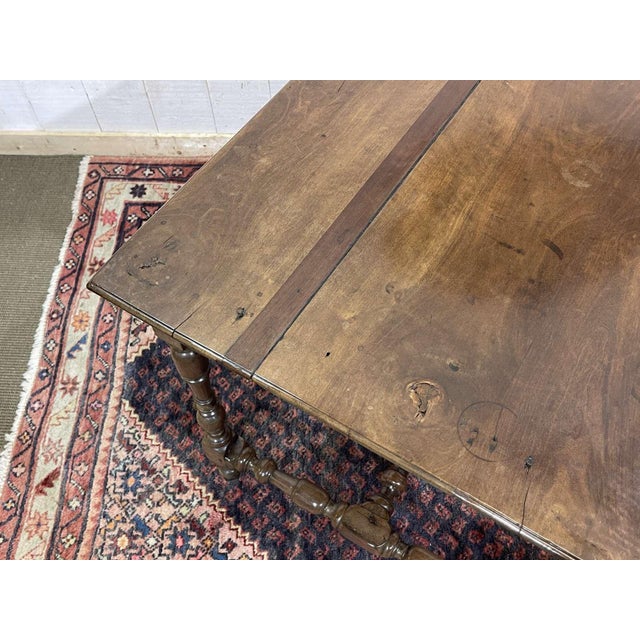 Antique Desk in Walnut and Oak, 1800s For Sale - Image 11 of 18