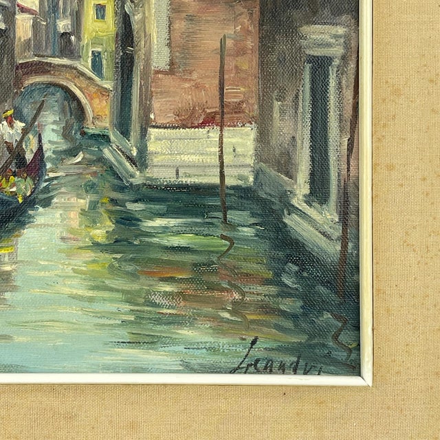 Italian Artist, Venice Canal, Original Oil Painting, 1960s, Framed For Sale - Image 3 of 18