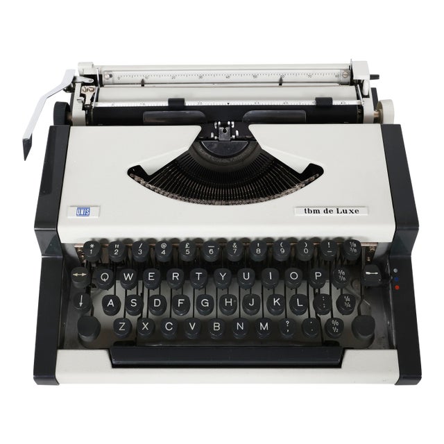 Refreshed Unis TBM DeLuxe Yugoslavian Typewriter For Sale