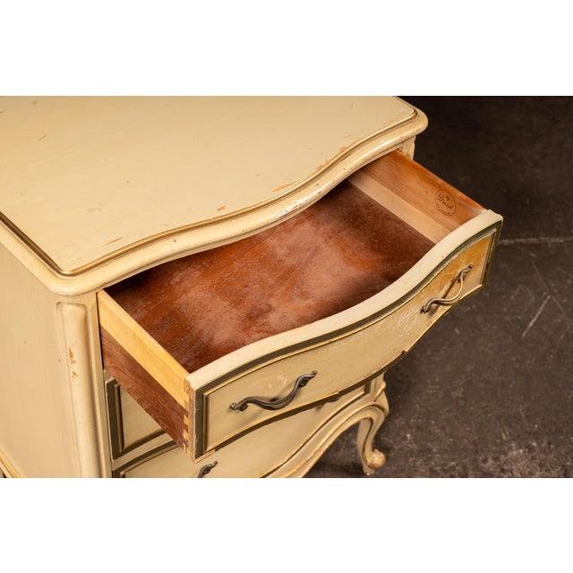 Wood Vintage "Touraine" French Provincial Bachelors Chest of Drawers by Drexel For Sale - Image 7 of 9