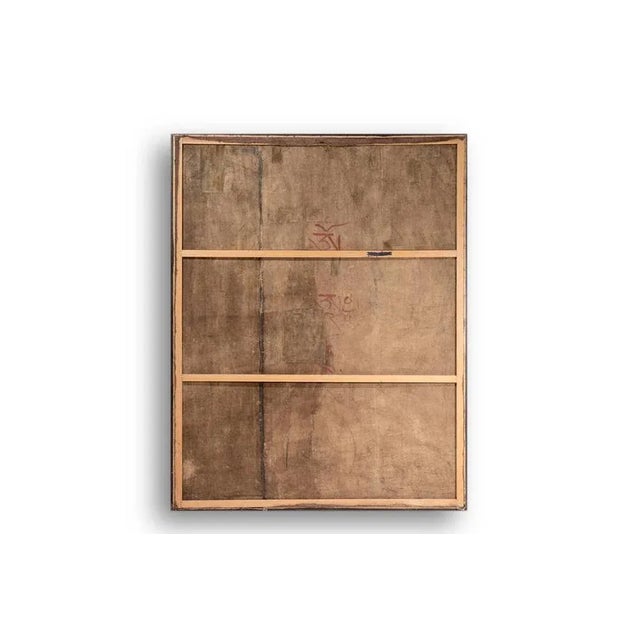 Brown Tibetan Thangka Decoration For Sale - Image 8 of 9