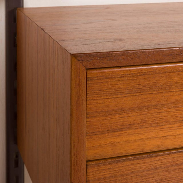 Vintage Teak Wall Unit by Kai Kristiansen for FM Mobler, 1960s For Sale - Image 14 of 18