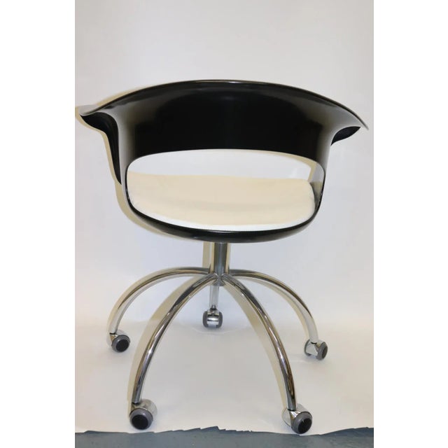 Italian Lirica by Arte Chair in Black For Sale - Image 3 of 11