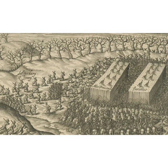 Dolendo, Battle of Turnhout, Dutch and English Victory over Spanish, 1700, Print For Sale - Image 4 of 10