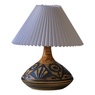 Danish Modern Stoneware Model 3073 Table Lamp attributed to Søholm, Denmark, 1960s For Sale