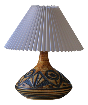 Danish Modern Stoneware Model 3073 Table Lamp attributed to Søholm, Denmark, 1960s