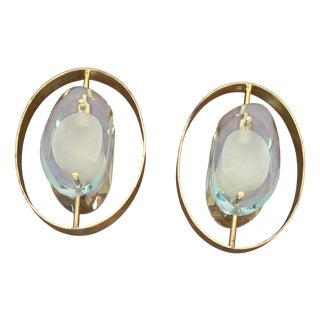 2240 Lights by Max Ingrand for Fontana Arte, 1960, Set of 2 For Sale