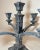 Antique Ornate 5 Branch Silver-Plate w.b. Candlestick Candelabra Centerpiece For Sale - Image 4 of 10