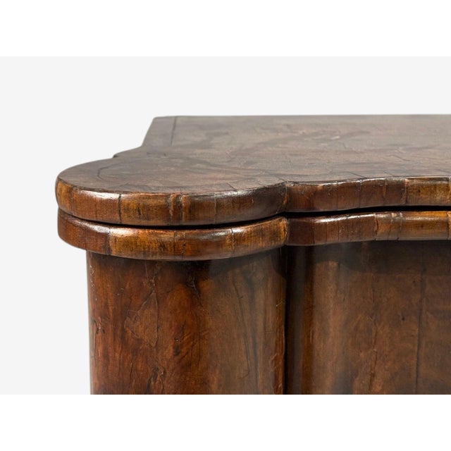 Burnt Umber Georgian, Card or Game Tables, a Pair, Tapestry, Mahogany, 18th Century For Sale - Image 8 of 18