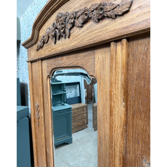 Large Antique Oak Bonnetière, 1920s For Sale - Image 11 of 16