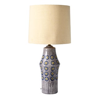 Large Ceramic Ikano Table Lamp by Aldo Londi for Bitossi, 1970s For Sale