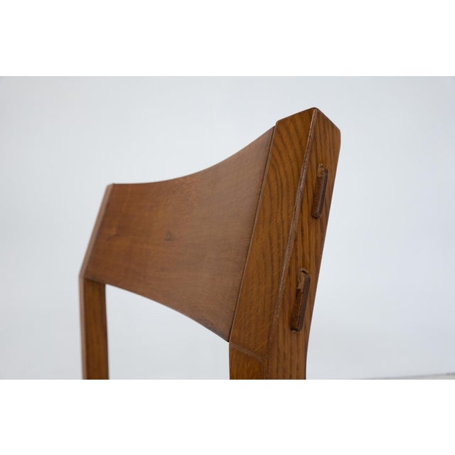1960s Mid-Century Modern Dining Chairs attributed to Giuseppe Rivadossi, Italy, 1980s, Set of 6 For Sale - Image 5 of 8