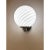 Early 21st Century Milky-White Swirl Murano Glass Wall Sconce by Simoeng For Sale - Image 5 of 8