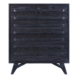 Mid-Century Modern Cerused Chest of Drawers by Jack Van Der Molen For Sale