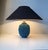 1950s Chamotte Ceramic Turquoise Table Lamp by Gunnar Nylund for Rorstrand, 1950s For Sale - Image 5 of 11