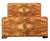 A beautiful highly figured walnut Art Deco Double Bed. The headboard and footboard boasting beautiful heavily figured...