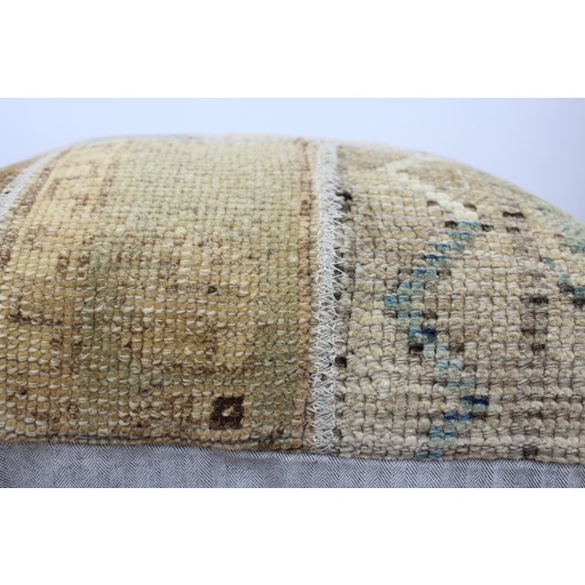 1960s Turkish Patchwork Decorative Pillow Cover - 19.5"x20" For Sale - Image 5 of 11