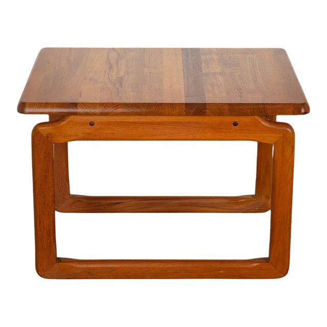 Mid-Century Danish Teak Side End Table Tarm Stole Mobelfabrik A/S For Sale