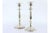 Plain Silver Candlesticks with Friezes on the Circular Bases, Set of 2 For Sale - Image 6 of 8