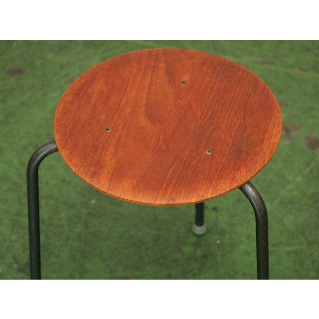 Danish Teak Stacking Table For Sale - Image 4 of 7