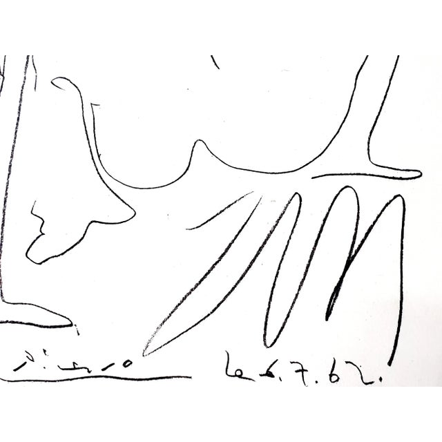Pablo Picasso, the Painter and His Model, 1962, Original Lithograph For Sale - Image 4 of 9