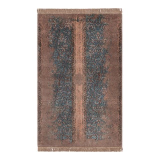 Rug & Kilim’s Modern Runner Rug With Abstract Patterns “Zaronin Darb” For Sale