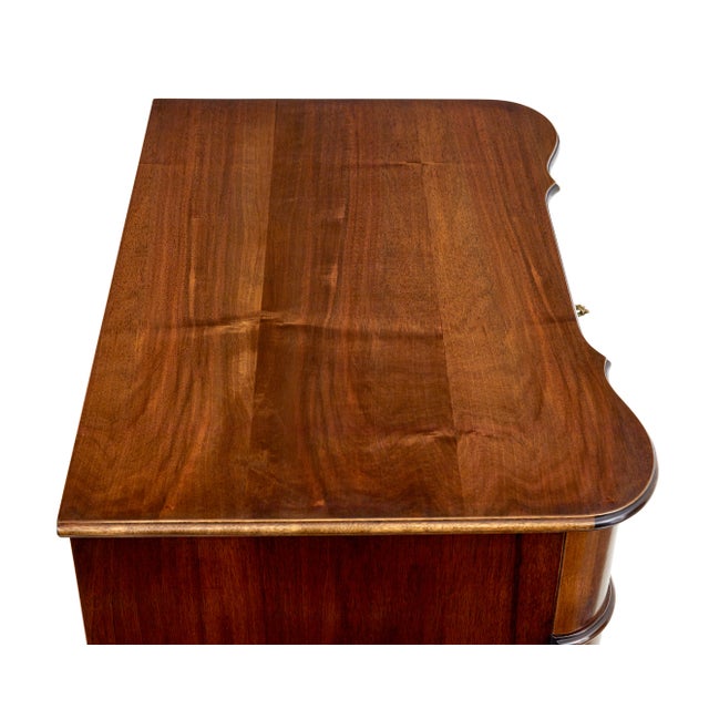 Baroque Mid 20th Century Baroque Revival Walnut Chest of Drawers, 1950s For Sale - Image 3 of 8