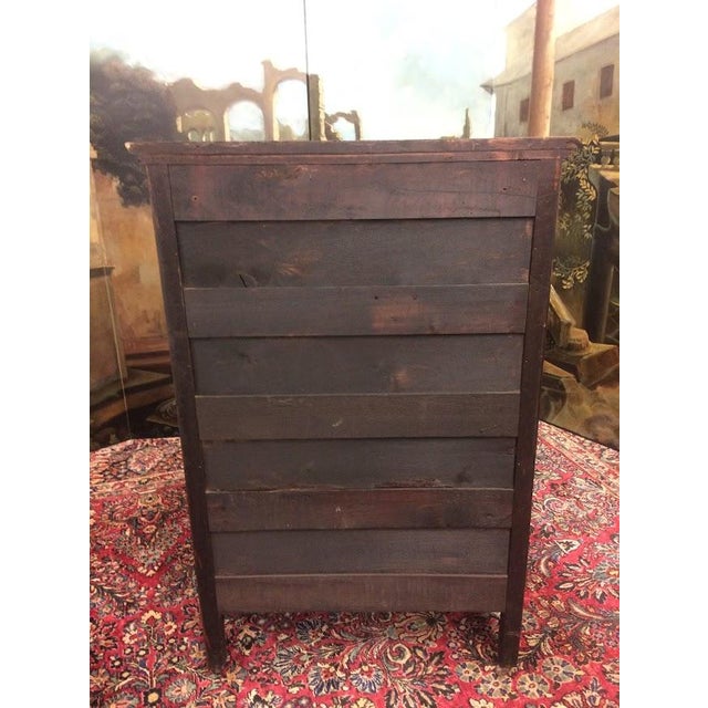 Antique Serpentine Dresser, Antique Tall Chest of Drawers For Sale - Image 12 of 13