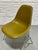 Plastic Vintage Herman Miller Eames Olive Green Upholstered Fiberglass Shell Chair – Stacking Wire Base, C. 1950's For Sale - Image 7 of 10