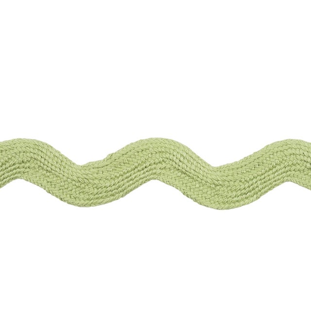 Contemporary Sample - Schumacher Ric Rac Tape Large Tape in Celadon For Sale - Image 3 of 3