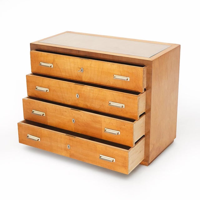 Rationalist Maple Chest of Drawers, 1930s For Sale - Image 6 of 16