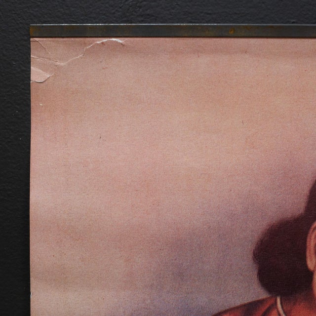 Chinese Advertising Calendar Girl Poster Art for Golf Clubs C.1930 For Sale - Image 4 of 6