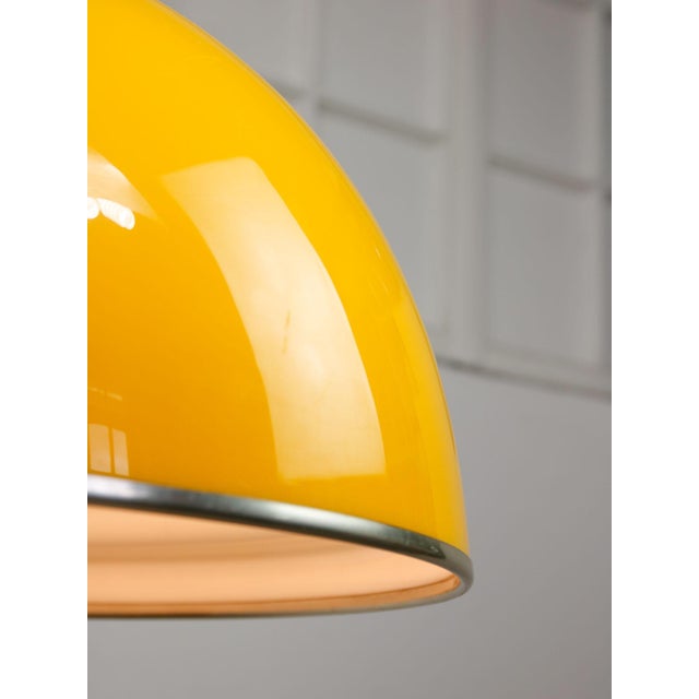 Large Space Age Yellow Pendant from Guzzini, 1970s For Sale - Image 13 of 17