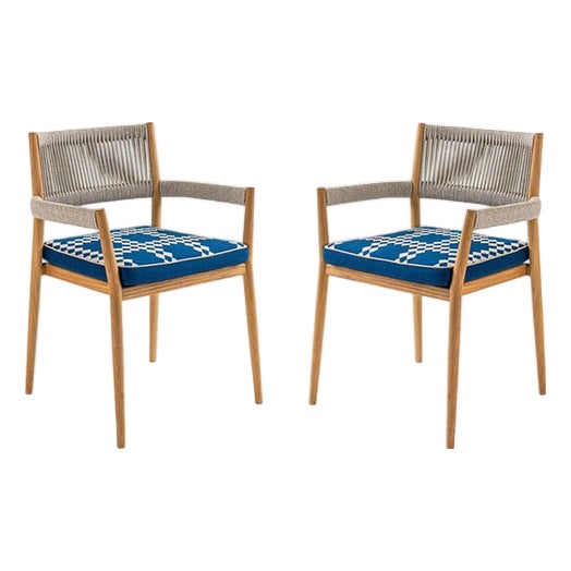Dine Out Outside Chairs by Rodolfo Dordoni for Cassina, Set of 2 For Sale