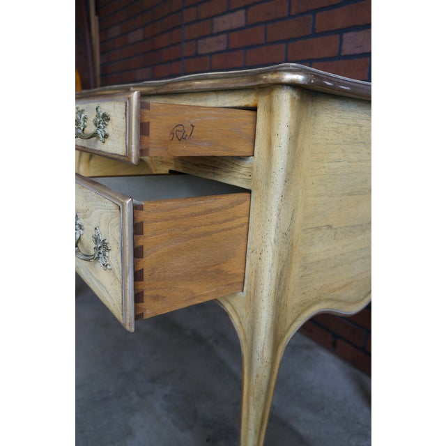 Wood French Provincial Writing Desk For Sale - Image 7 of 9