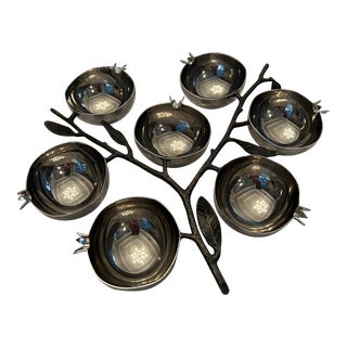 Micheal Aram Pomegranate Seder Plate or Serving Dish Retired For Sale