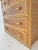 1970s Vintage Glass Top Wicker Five-Drawer Chest of Drawers in Angraves Style, 1970s For Sale - Image 5 of 17