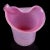 Pink Murano Fratelli Toso Opalescent Pink Bubbles Vintage Italian Art Glass Scroll Top Flower Vase With Label For Sale - Image 8 of 12