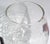 Glass 1960s Large Blenko Crackle Art Glass Vase Textured Clear Surface Purple Flowers For Sale - Image 7 of 18