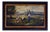 Emilio Pergola, Italian Pastoral Landscape with Figures, 1990s, Oil on Canvas For Sale