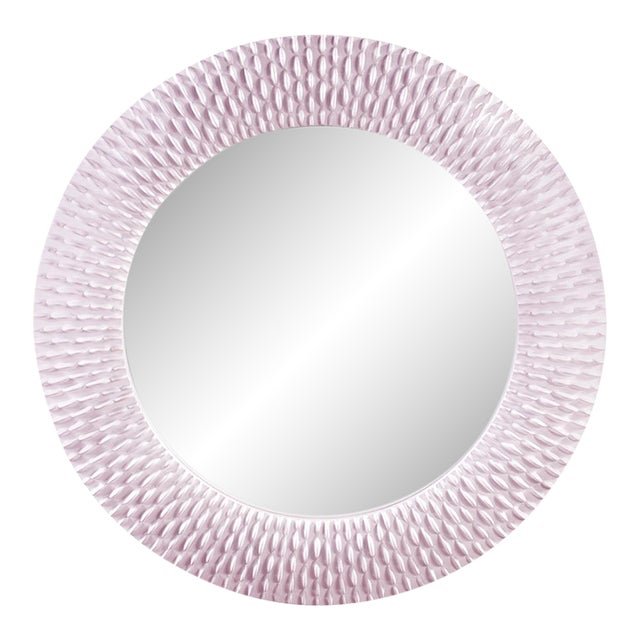 Bergman Mirror - Glossy Lilac For Sale