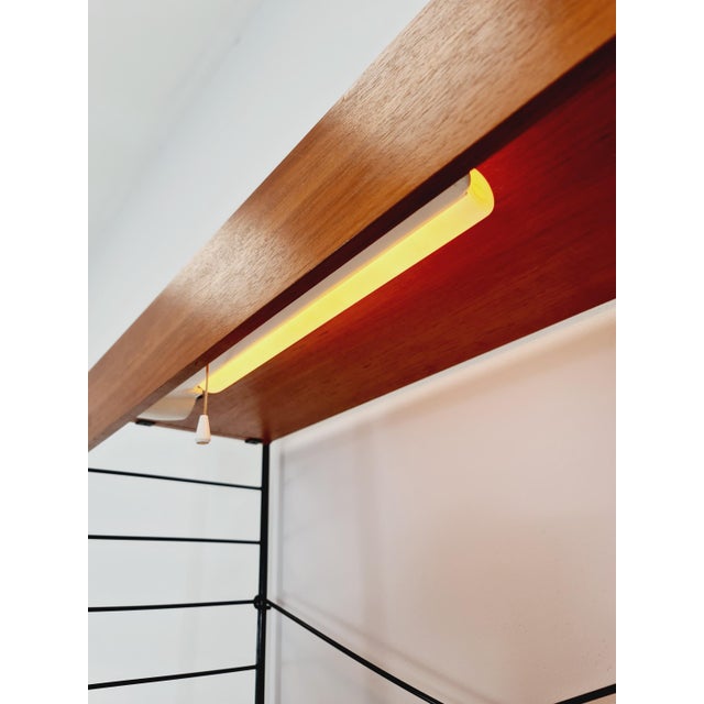 Free Standing String Shelf-System in Teak from WHB Germany, 1950s For Sale - Image 18 of 18
