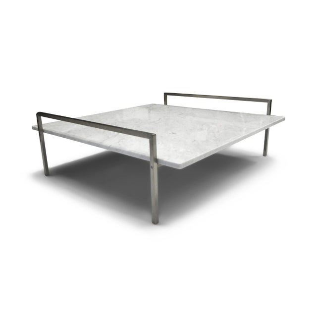 Marble Skinny Coffee Table by Prospero Rasulo for Zanotta For Sale In Atlanta - Image 6 of 10